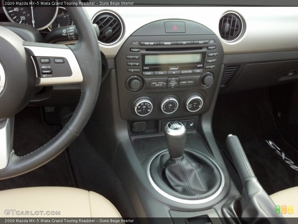 Dune Beige Interior Transmission for the 2009 Mazda MX-5 Miata Grand Touring Roadster #93679616