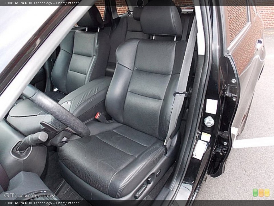 Ebony Interior Front Seat for the 2008 Acura RDX Technology #93681365