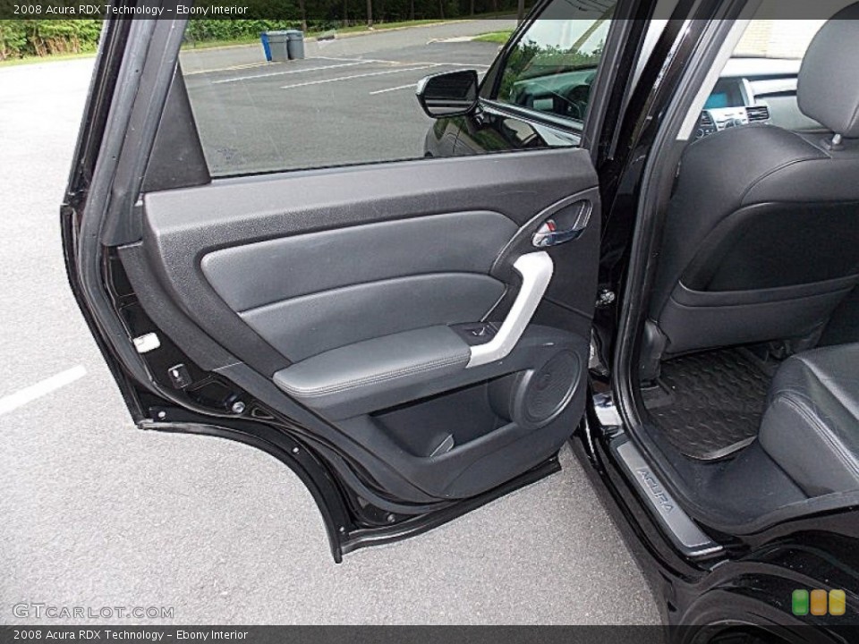 Ebony Interior Door Panel for the 2008 Acura RDX Technology #93681393