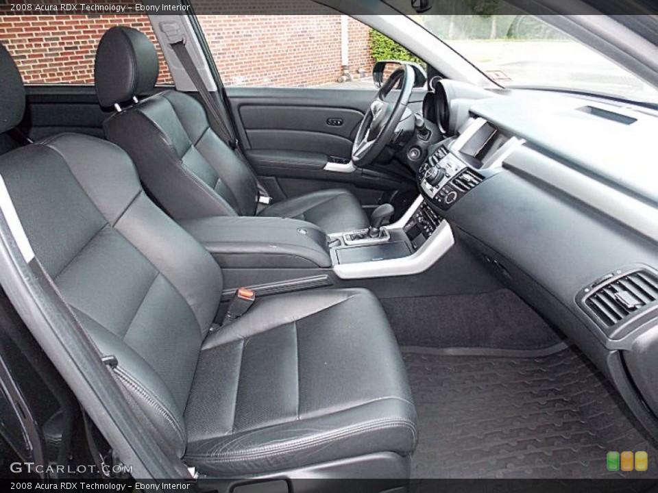 Ebony Interior Front Seat for the 2008 Acura RDX Technology #93681485