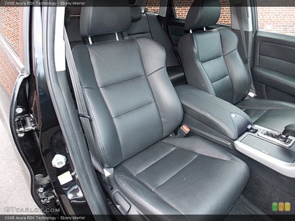 Ebony Interior Front Seat for the 2008 Acura RDX Technology #93681512