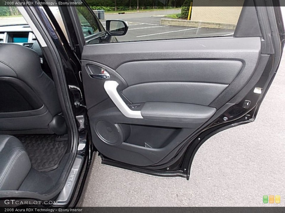 Ebony Interior Door Panel for the 2008 Acura RDX Technology #93681548
