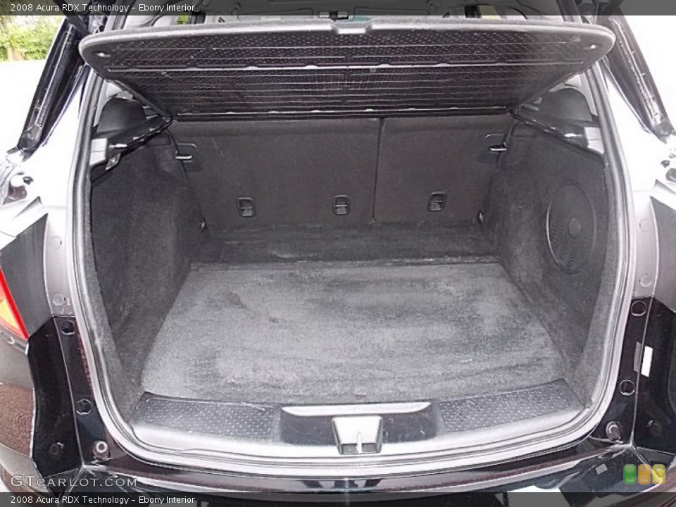 Ebony Interior Trunk for the 2008 Acura RDX Technology #93681601