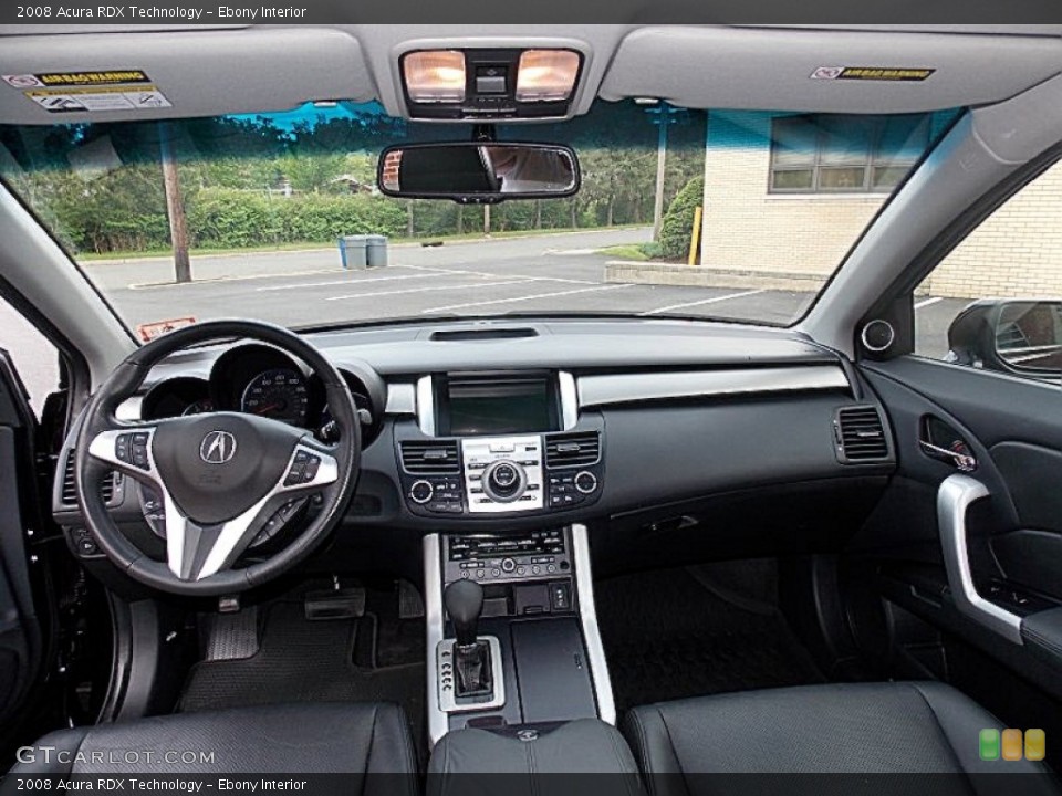 Ebony Interior Dashboard for the 2008 Acura RDX Technology #93681635