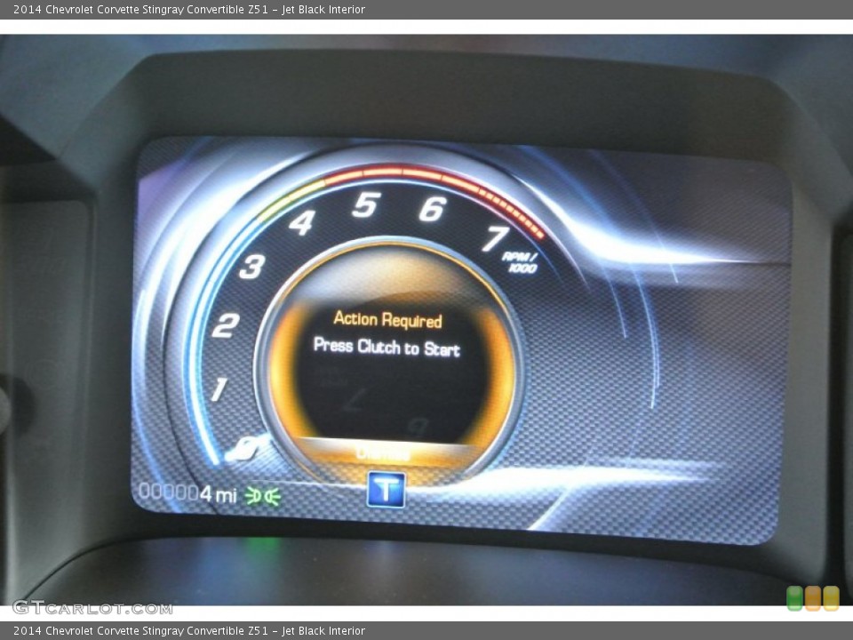 Jet Black Interior Gauges for the 2014 Chevrolet Corvette Stingray Convertible Z51 #93687509