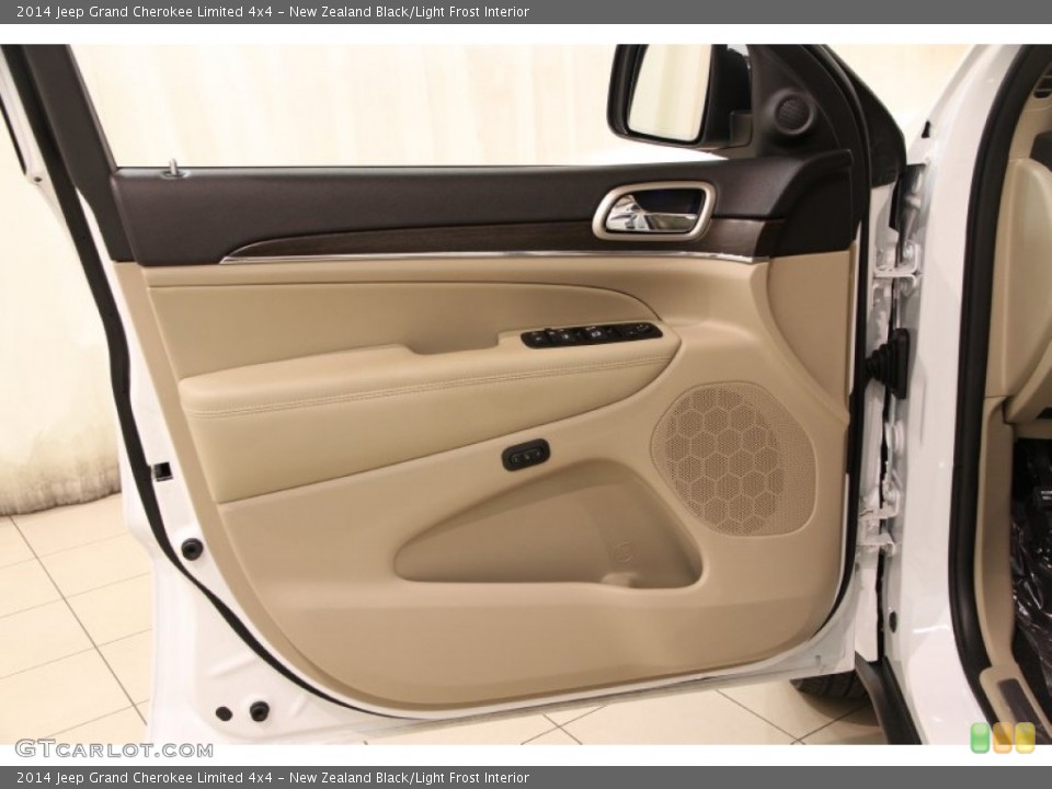 New Zealand Black/Light Frost Interior Door Panel for the 2014 Jeep Grand Cherokee Limited 4x4 #93697403