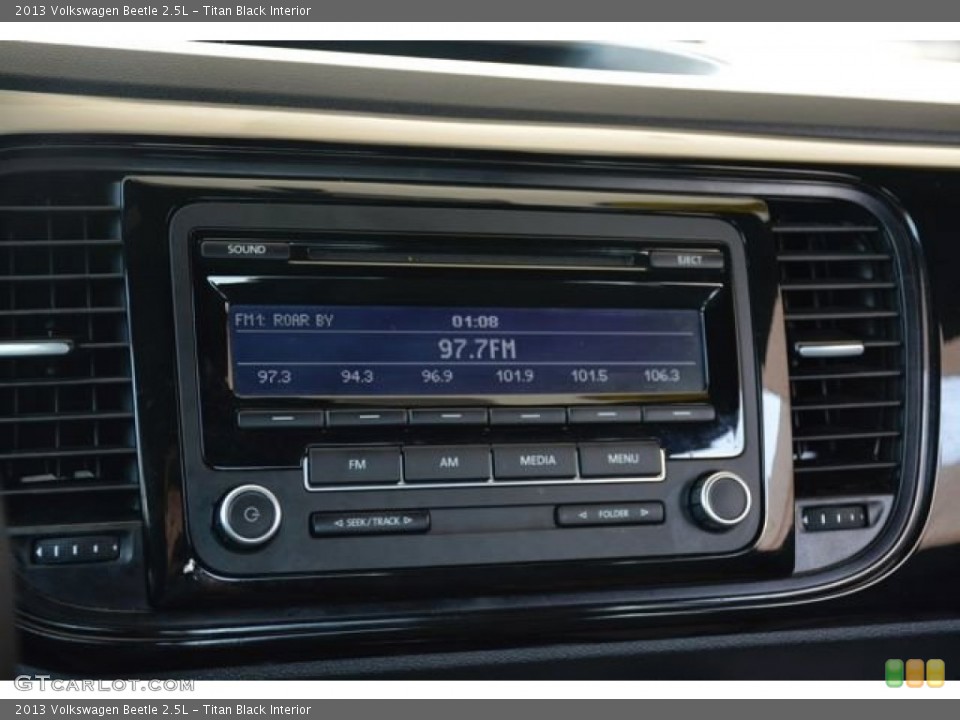 Titan Black Interior Audio System for the 2013 Volkswagen Beetle 2.5L #93700694