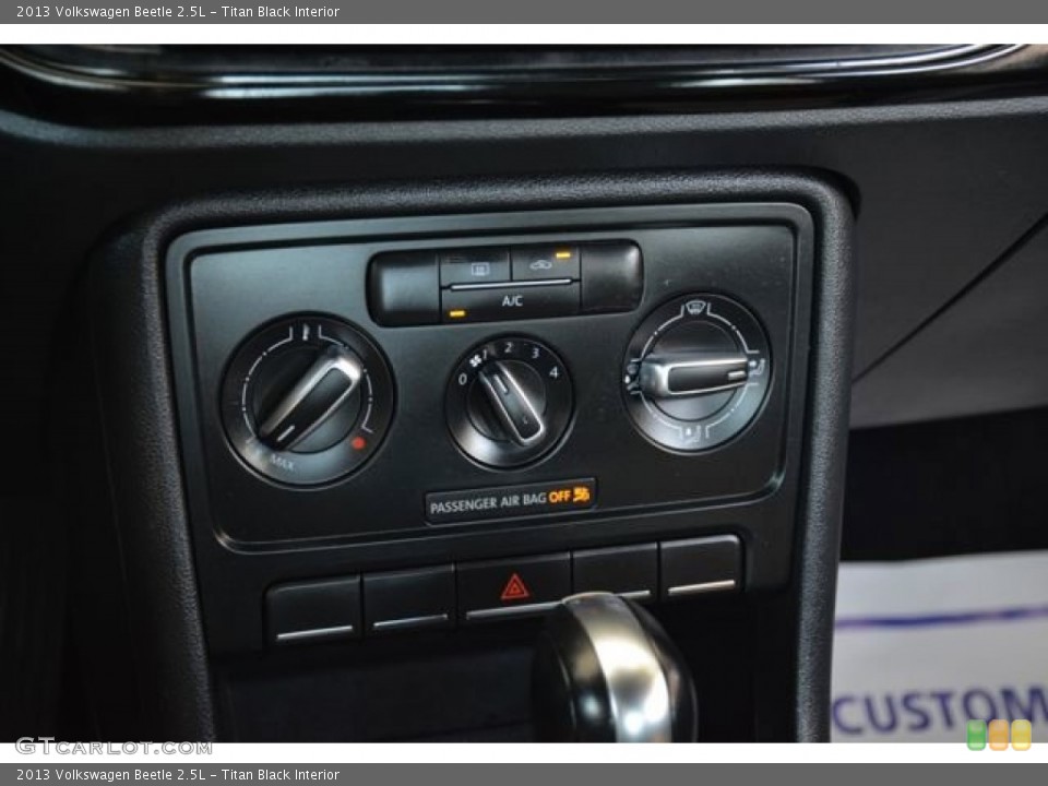 Titan Black Interior Controls for the 2013 Volkswagen Beetle 2.5L #93700703