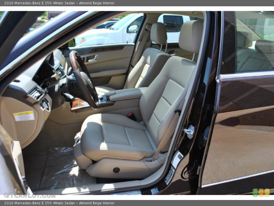 Almond Beige Interior Photo for the 2010 Mercedes-Benz E 350 4Matic Sedan #93701807
