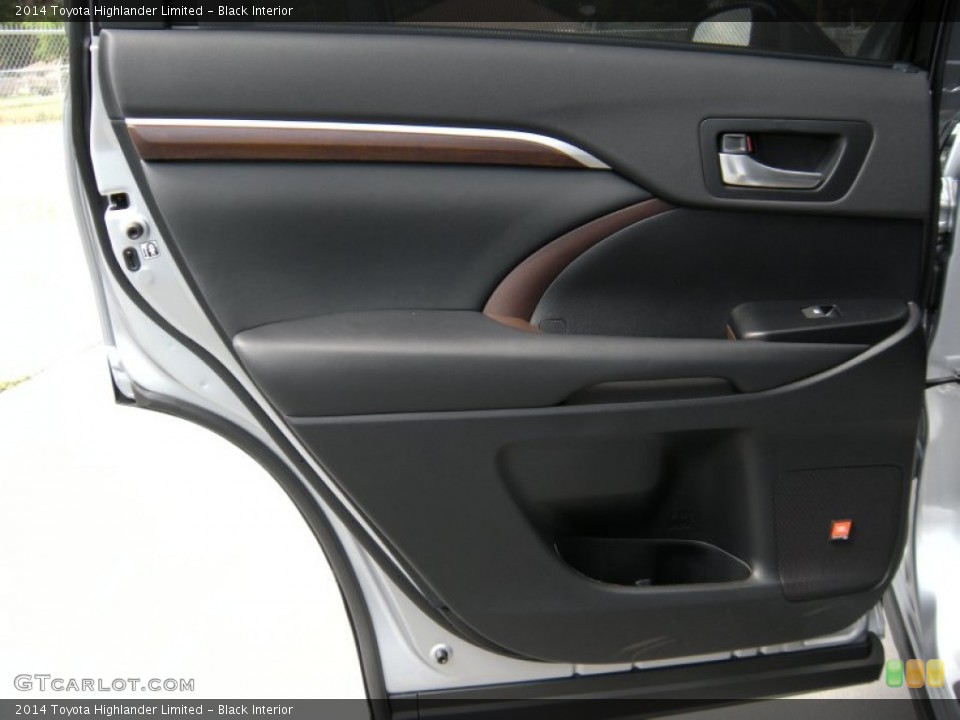Black Interior Door Panel for the 2014 Toyota Highlander Limited #93708189