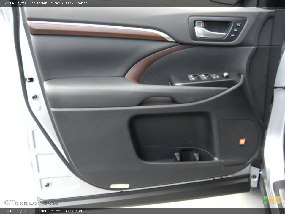 Black Interior Door Panel for the 2014 Toyota Highlander Limited #93708261