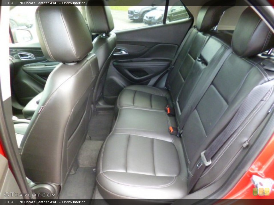 Ebony Interior Rear Seat for the 2014 Buick Encore Leather AWD #93716211