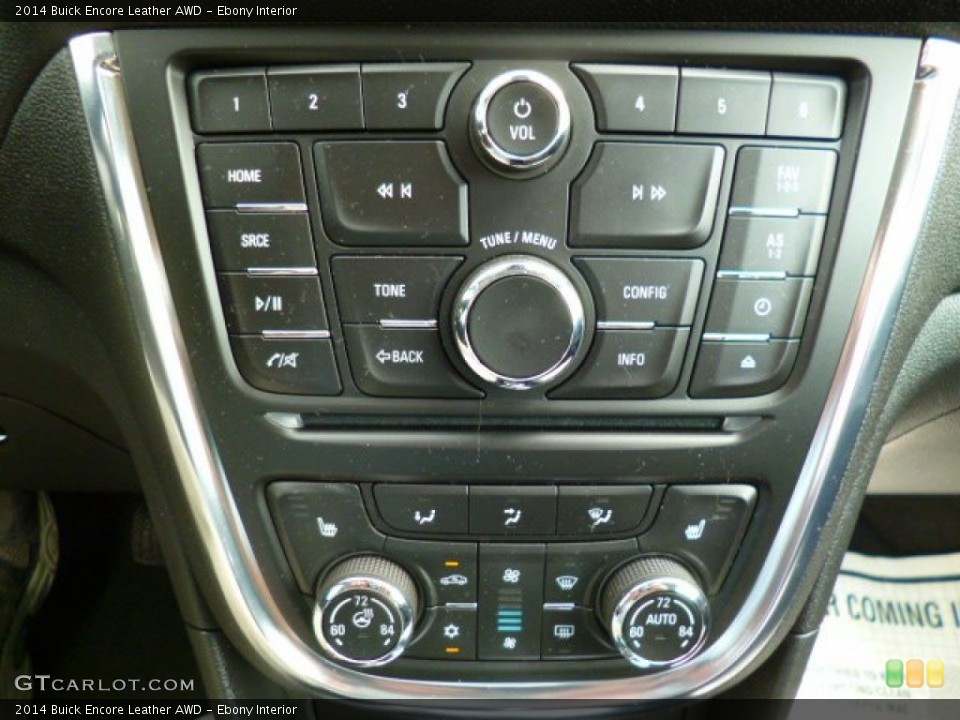 Ebony Interior Controls for the 2014 Buick Encore Leather AWD #93716328
