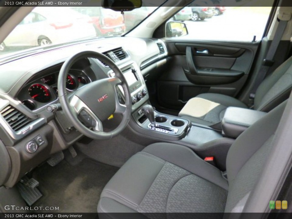 Ebony Interior Prime Interior for the 2013 GMC Acadia SLE AWD #93717428