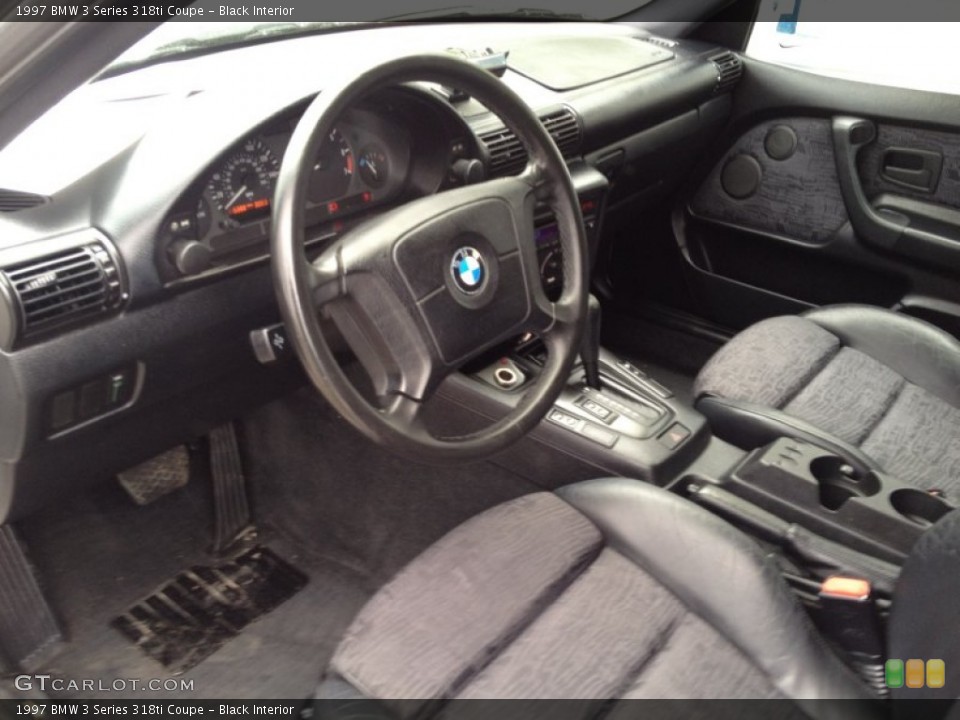 Black Interior Prime Interior for the 1997 BMW 3 Series 318ti Coupe #93721482
