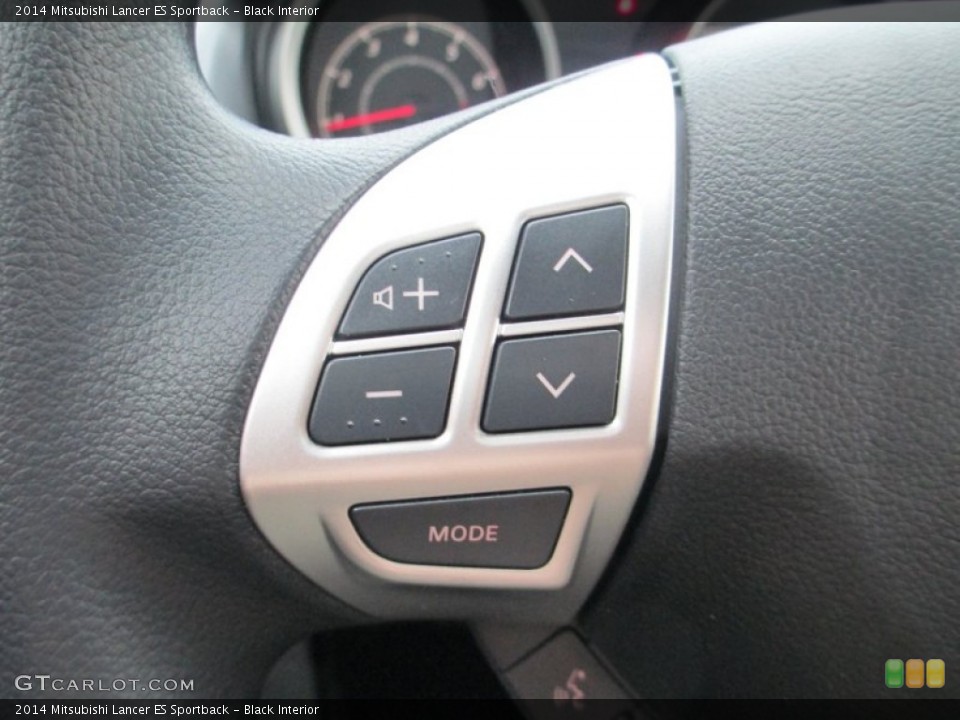 Black Interior Controls for the 2014 Mitsubishi Lancer ES Sportback #93733260