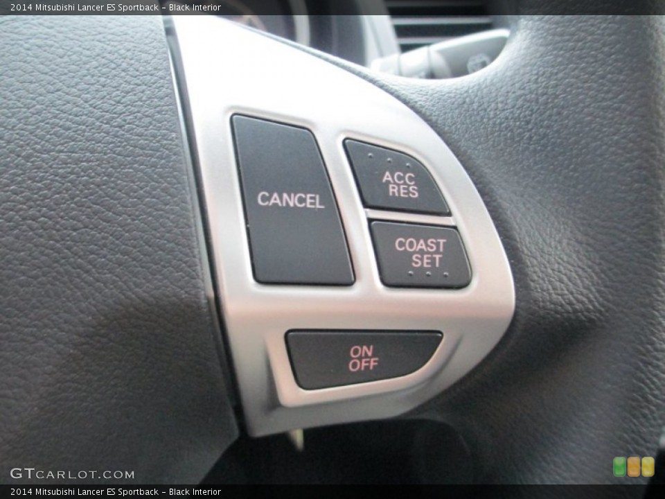 Black Interior Controls for the 2014 Mitsubishi Lancer ES Sportback #93733281