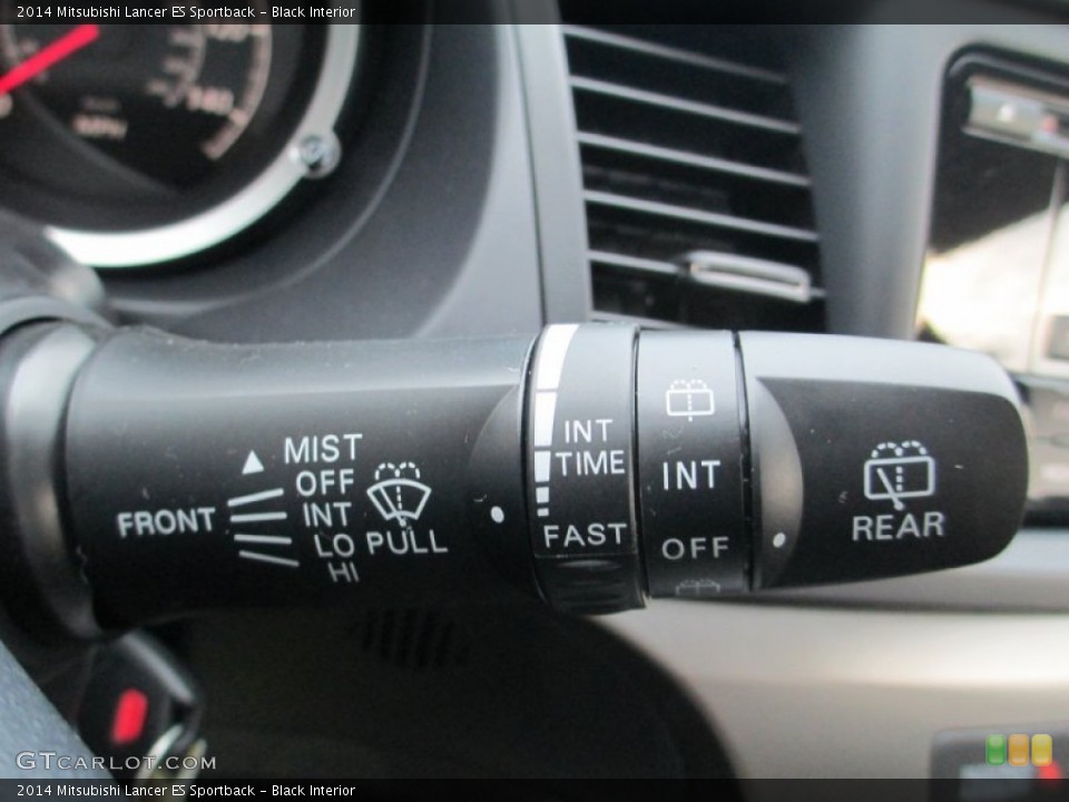 Black Interior Controls for the 2014 Mitsubishi Lancer ES Sportback #93733368
