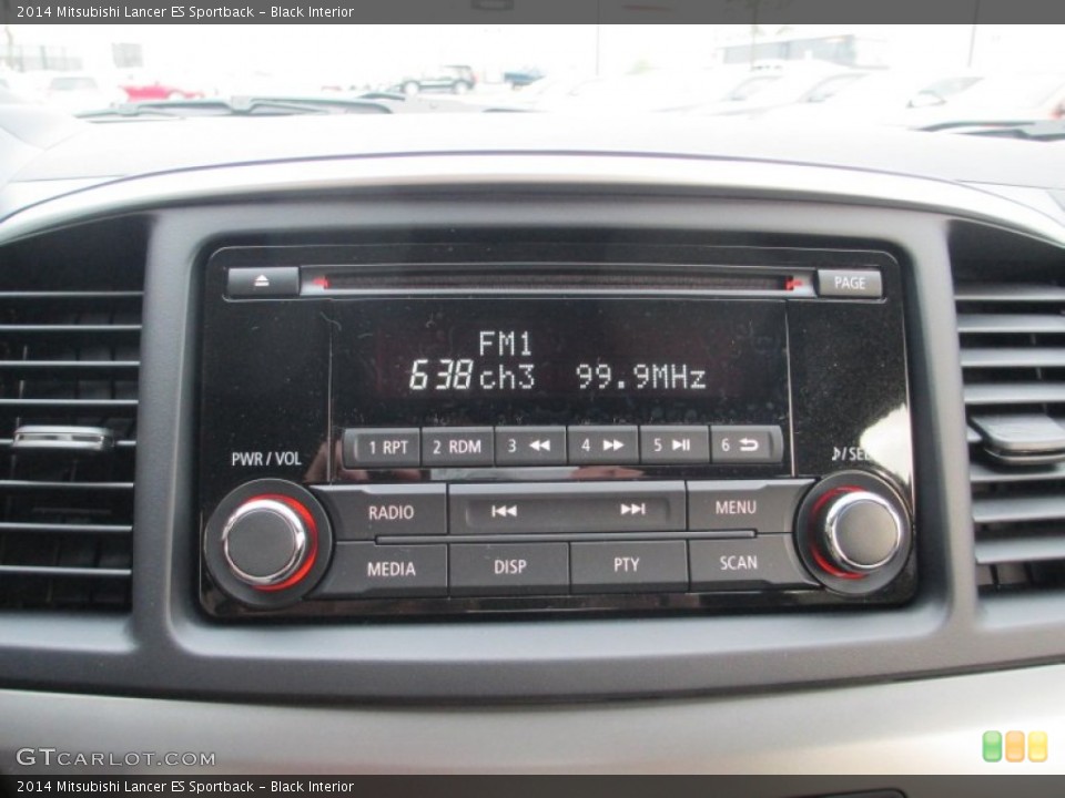 Black Interior Audio System for the 2014 Mitsubishi Lancer ES Sportback #93733413