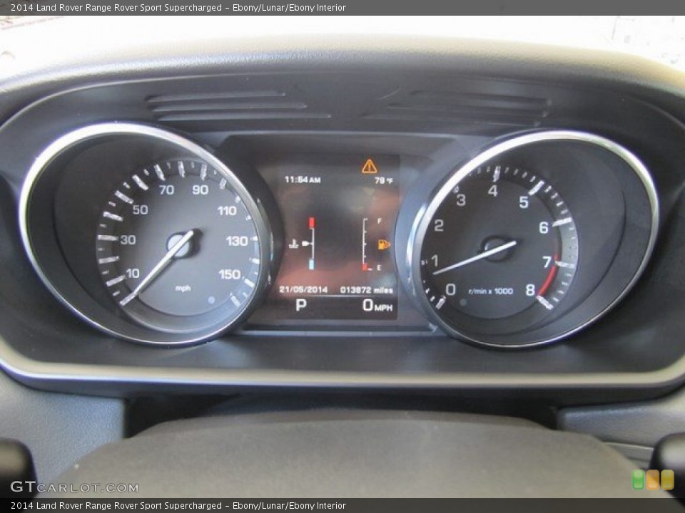 Ebony/Lunar/Ebony Interior Gauges for the 2014 Land Rover Range Rover Sport Supercharged #93734613