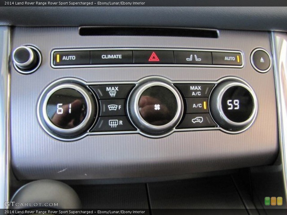 Ebony/Lunar/Ebony Interior Controls for the 2014 Land Rover Range Rover Sport Supercharged #93734715