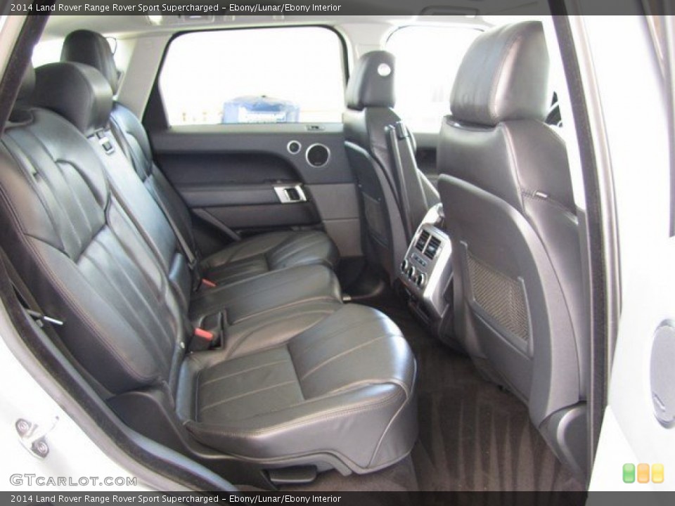 Ebony/Lunar/Ebony Interior Rear Seat for the 2014 Land Rover Range Rover Sport Supercharged #93735006
