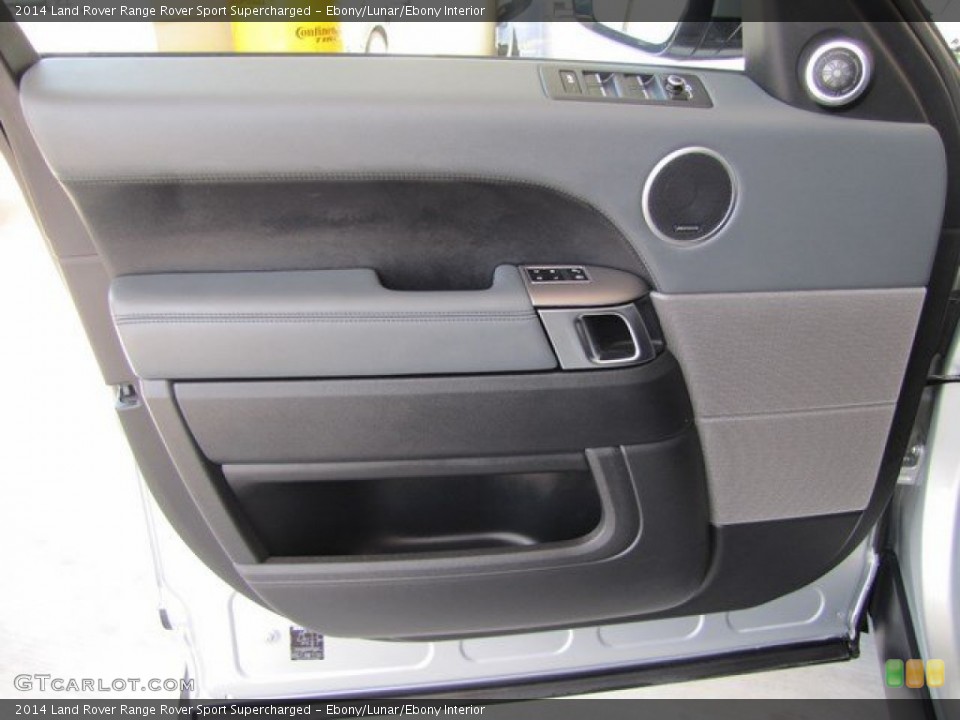 Ebony/Lunar/Ebony Interior Door Panel for the 2014 Land Rover Range Rover Sport Supercharged #93735341