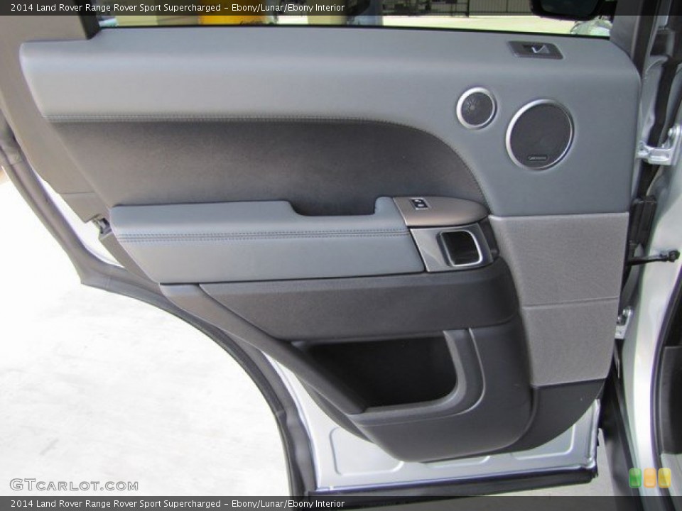 Ebony/Lunar/Ebony Interior Door Panel for the 2014 Land Rover Range Rover Sport Supercharged #93735408