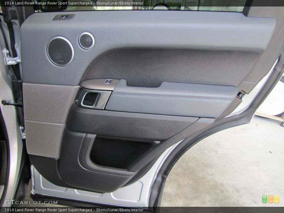 Ebony/Lunar/Ebony Interior Door Panel for the 2014 Land Rover Range Rover Sport Supercharged #93735426