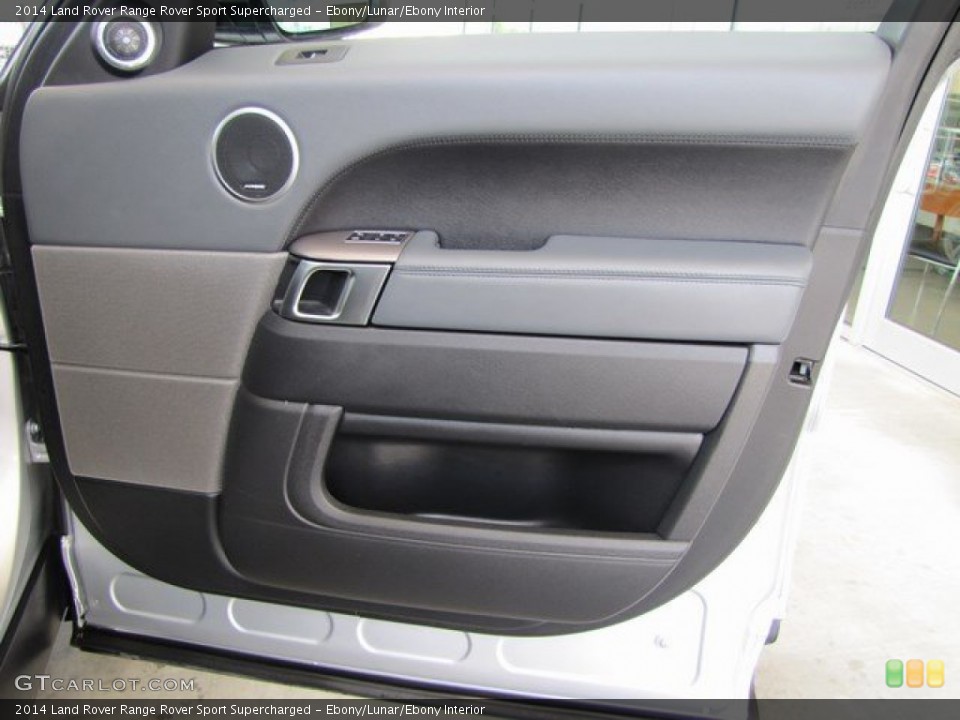 Ebony/Lunar/Ebony Interior Door Panel for the 2014 Land Rover Range Rover Sport Supercharged #93735447