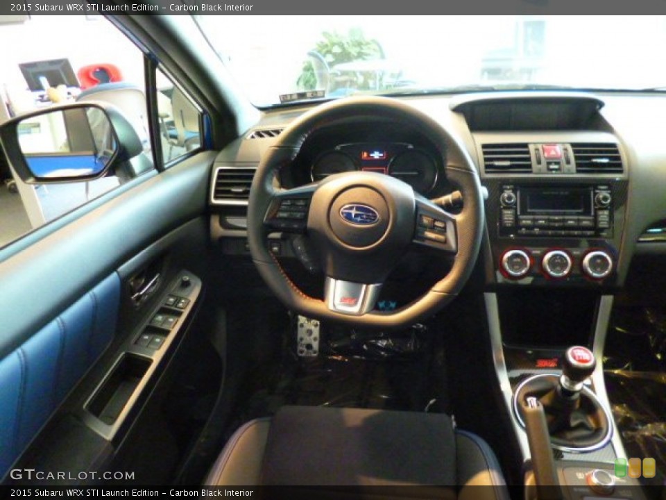 Carbon Black Interior Dashboard for the 2015 Subaru WRX STI Launch Edition #93740235