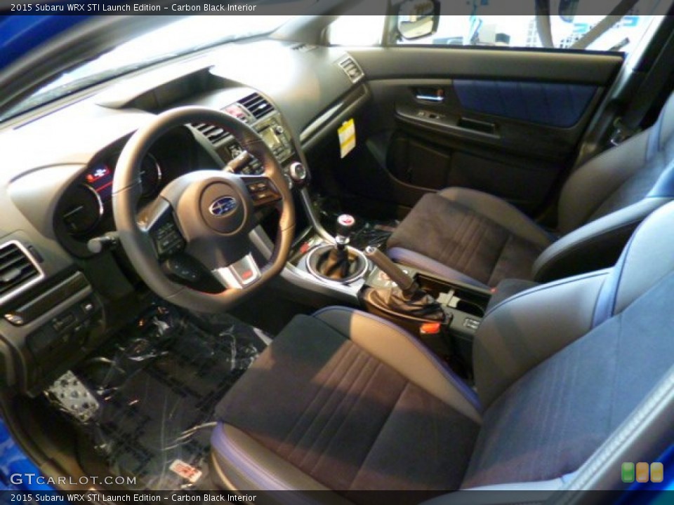 Carbon Black Interior Prime Interior for the 2015 Subaru WRX STI Launch Edition #93740259