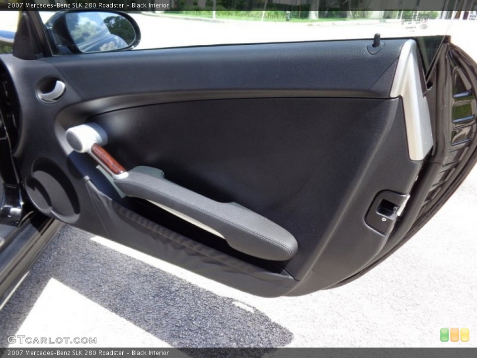 Black Interior Door Panel for the 2007 Mercedes-Benz SLK 280 Roadster #93756881