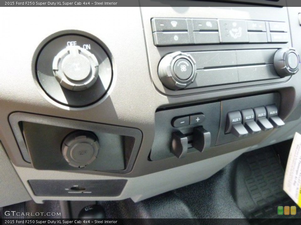Steel Interior Controls for the 2015 Ford F250 Super Duty XL Super Cab 4x4 #93757211