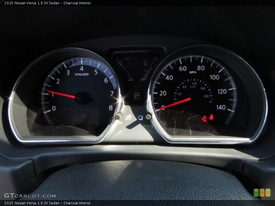 Charcoal Interior Gauges for the 2015 Nissan Versa 1.6 SV Sedan #93757346