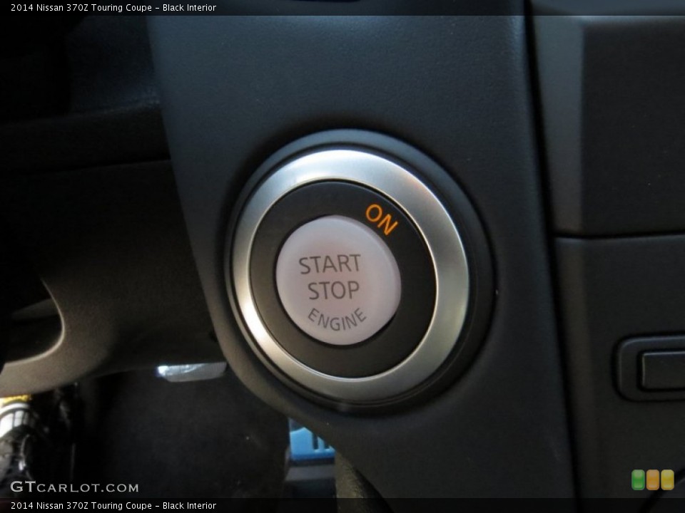 Black Interior Controls for the 2014 Nissan 370Z Touring Coupe #93757682