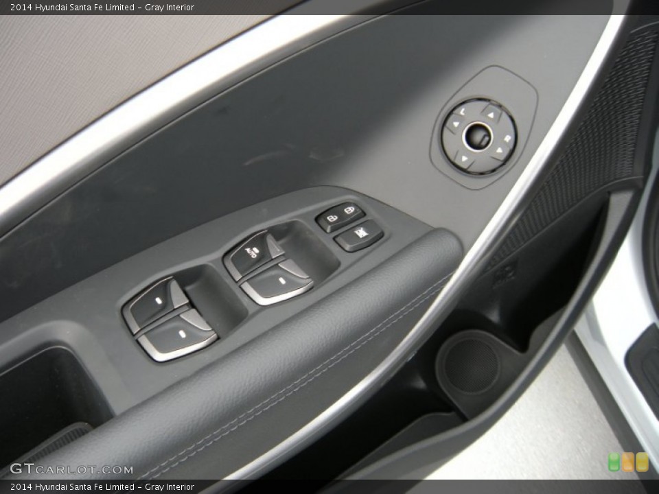 Gray Interior Controls for the 2014 Hyundai Santa Fe Limited #93761633