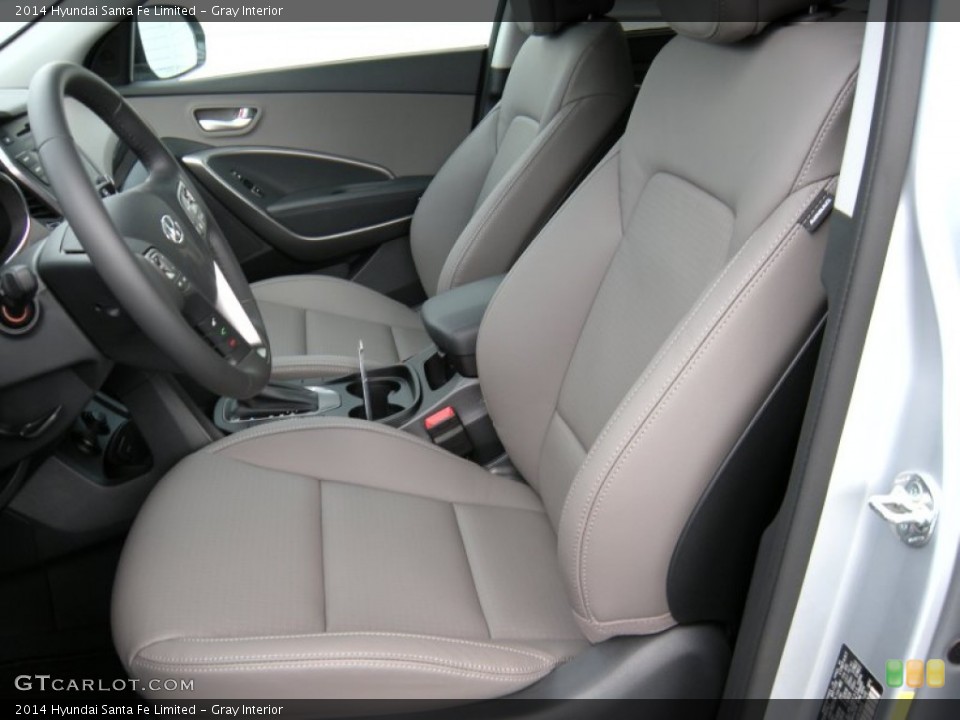 Gray Interior Front Seat for the 2014 Hyundai Santa Fe Limited #93761657