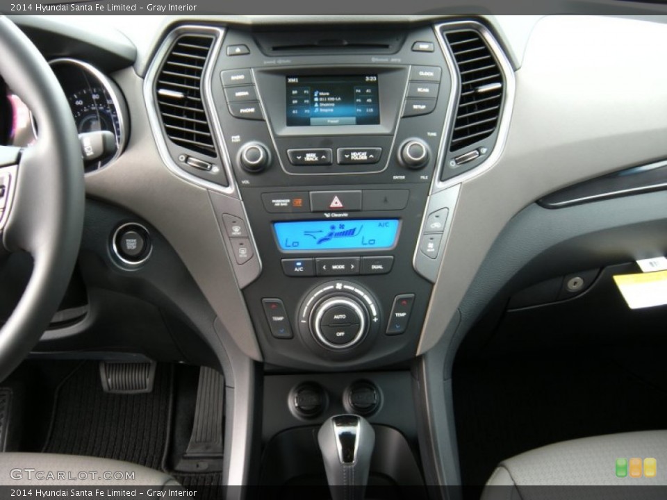 Gray Interior Controls for the 2014 Hyundai Santa Fe Limited #93761732