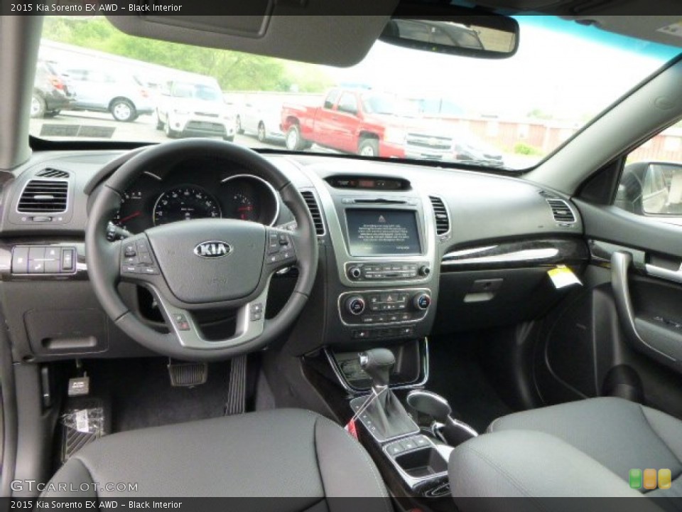 Black Interior Prime Interior for the 2015 Kia Sorento EX AWD #93763019