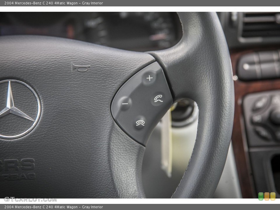 Gray Interior Controls for the 2004 Mercedes-Benz C 240 4Matic Wagon #93767426