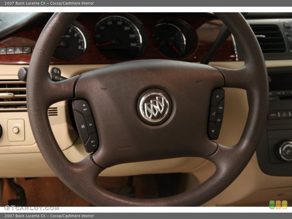 Cocoa/Cashmere Interior Steering Wheel for the 2007 Buick Lucerne CX #93767666
