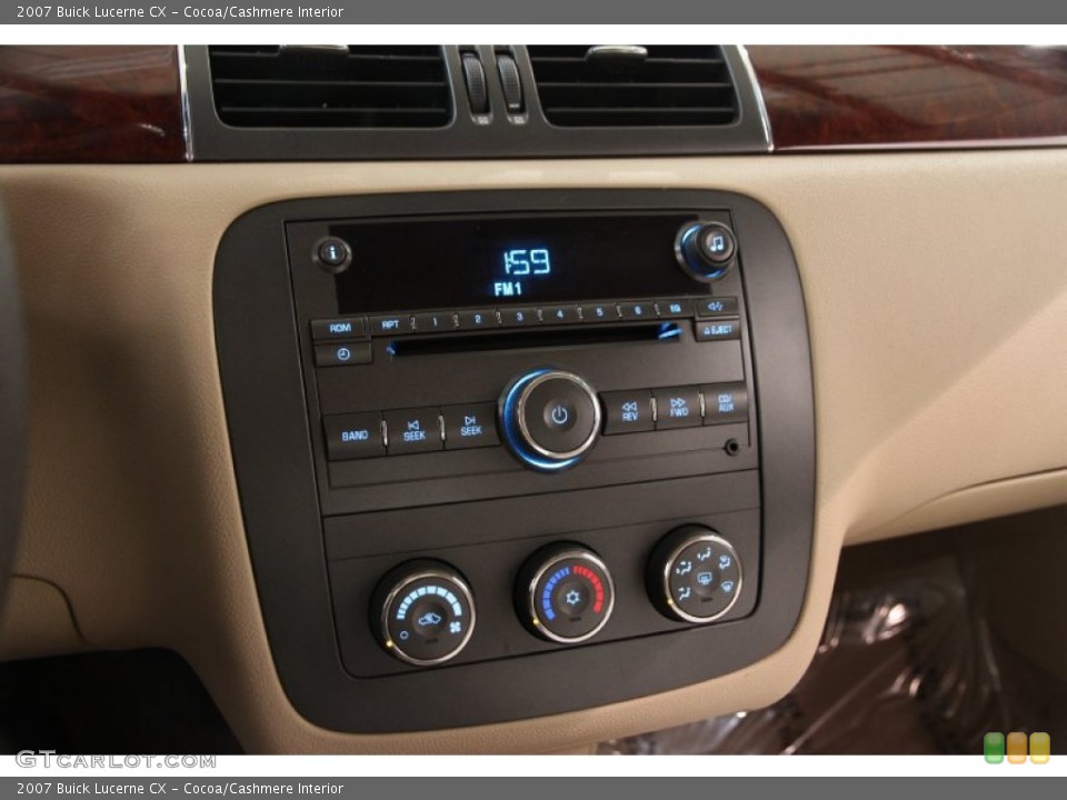 Cocoa/Cashmere Interior Controls for the 2007 Buick Lucerne CX #93767726