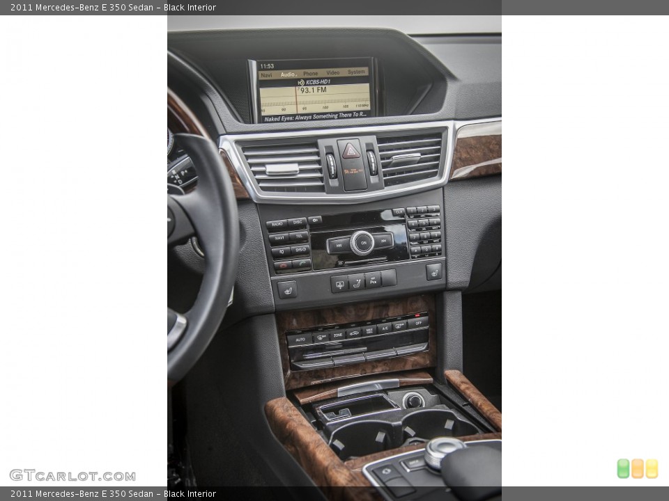 Black Interior Controls for the 2011 Mercedes-Benz E 350 Sedan #93768851