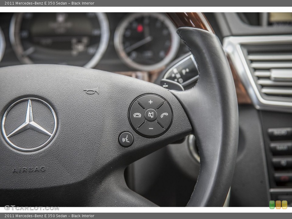 Black Interior Controls for the 2011 Mercedes-Benz E 350 Sedan #93769193