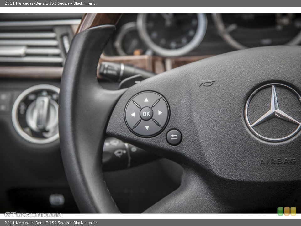 Black Interior Controls for the 2011 Mercedes-Benz E 350 Sedan #93769232
