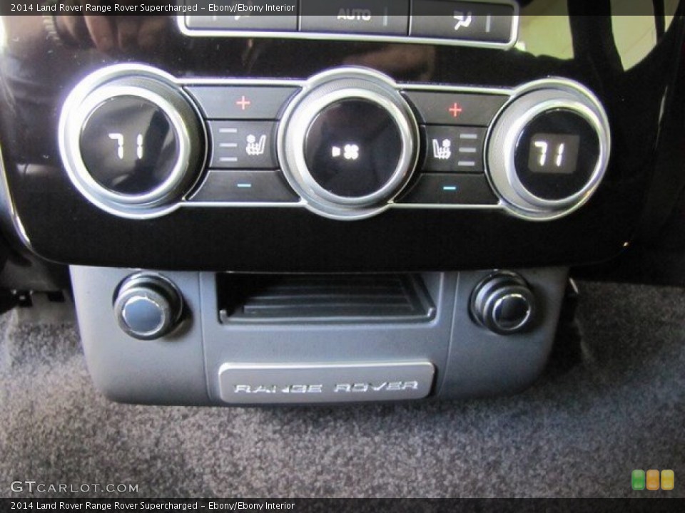 Ebony/Ebony Interior Controls for the 2014 Land Rover Range Rover Supercharged #93770084
