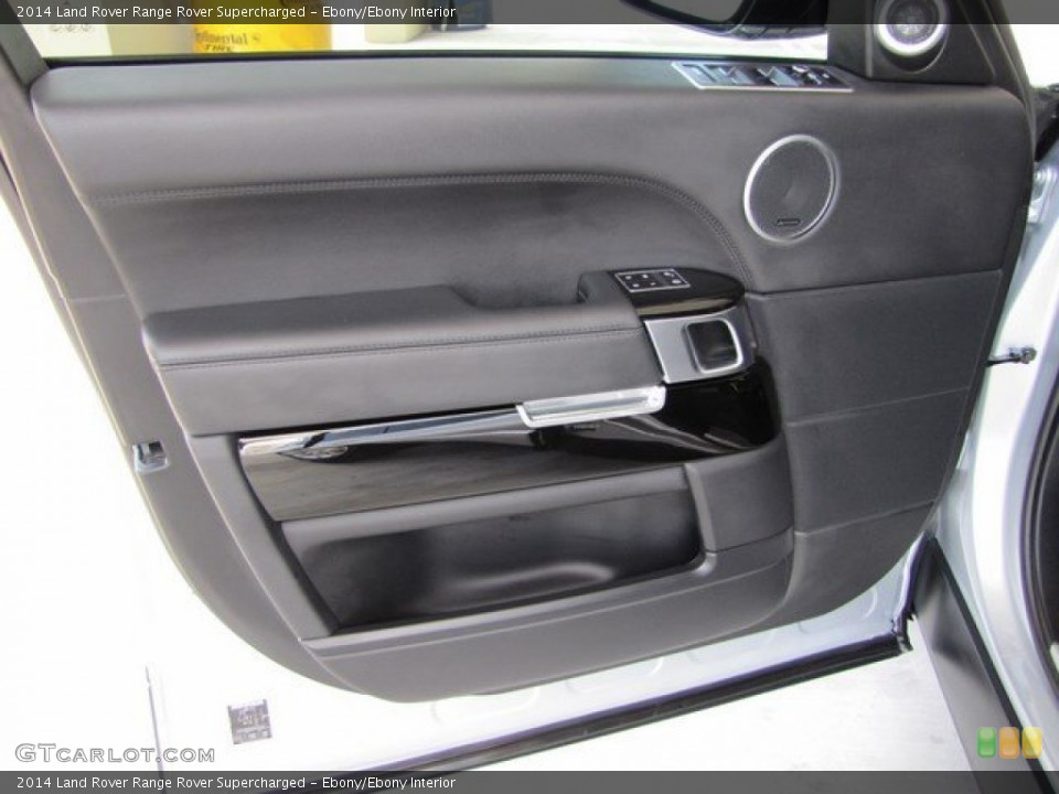 Ebony/Ebony Interior Door Panel for the 2014 Land Rover Range Rover Supercharged #93770274
