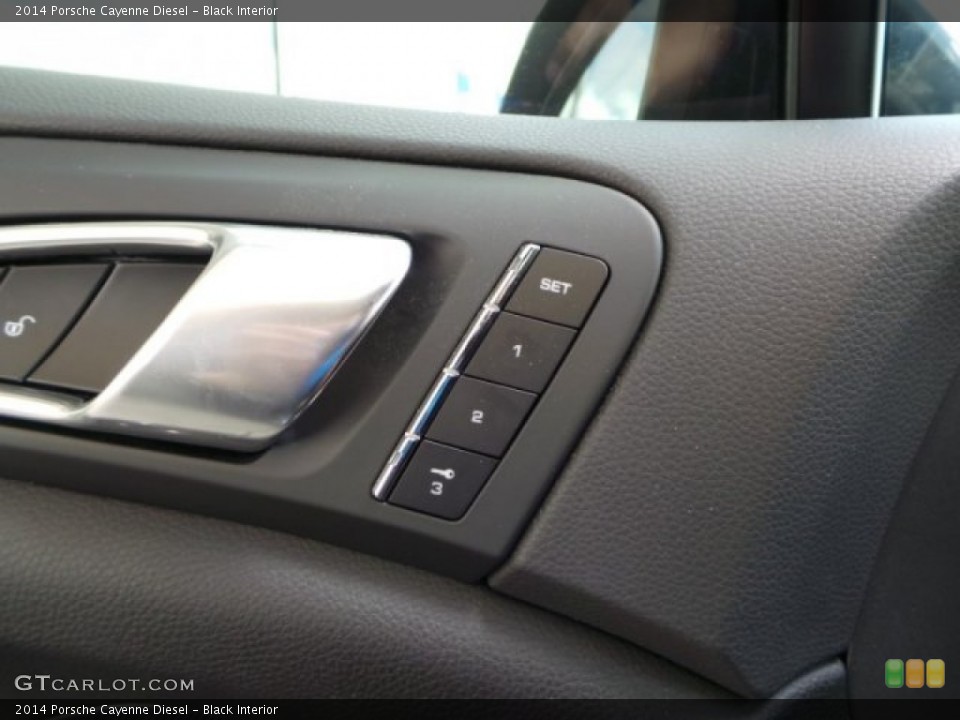 Black Interior Controls for the 2014 Porsche Cayenne Diesel #93770786