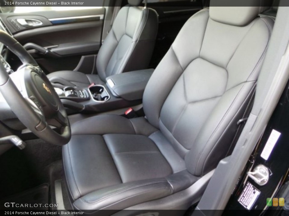 Black Interior Front Seat for the 2014 Porsche Cayenne Diesel #93770852